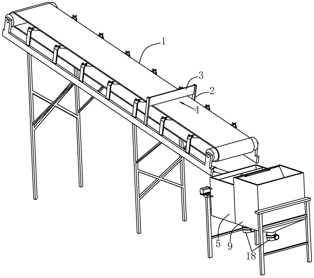 固体建筑垃圾用传送带的制作方法