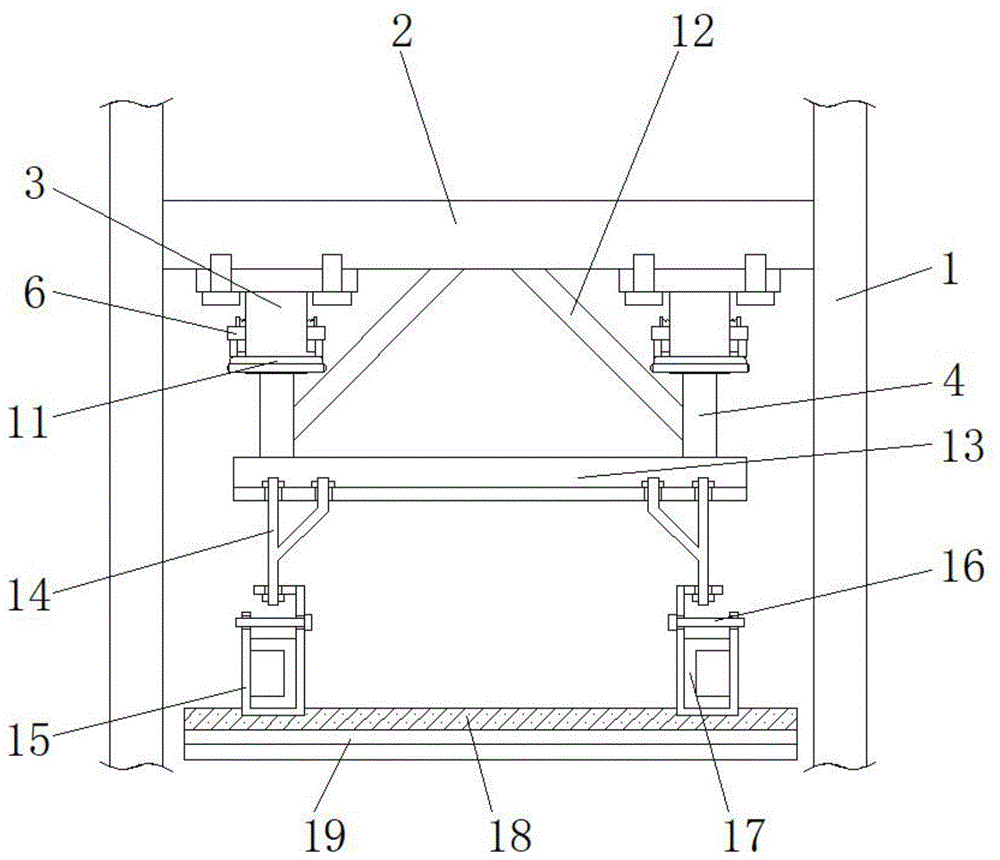 一种高层建筑拱式转换层的建筑结构的制作方法