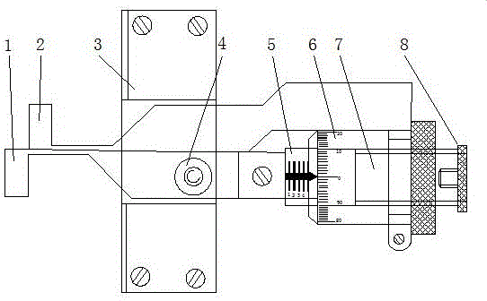 焊缝内错边量测量千分尺的制作方法