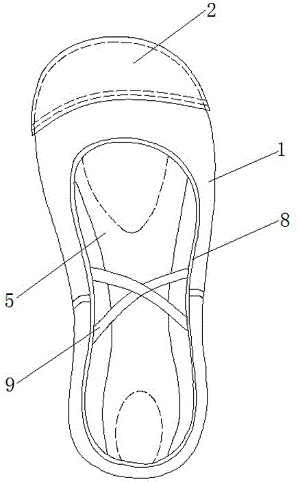 一种舞蹈鞋的制作方法