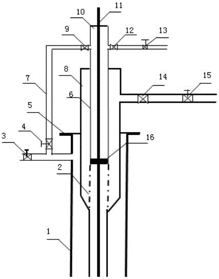 一种机抽排水采气井口增压装置及其增压方法与流程