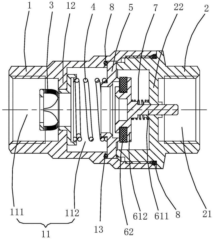 防水表自转控制阀的制作方法