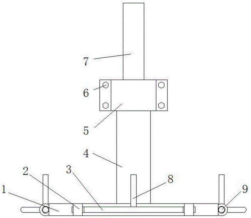 建筑工程模板支撑可调节立柱的制作方法