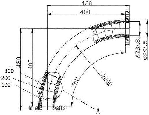 腐蚀性浆液专用耐磨内衬整体陶瓷管的制作方法