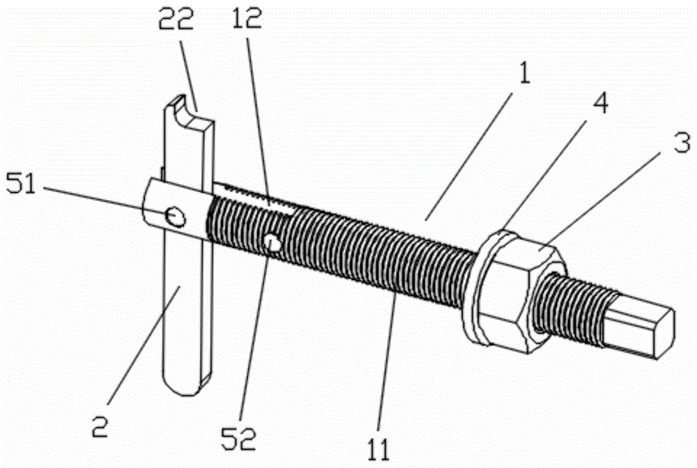 一种具有锁紧抵接结构的锁紧螺栓的制作方法