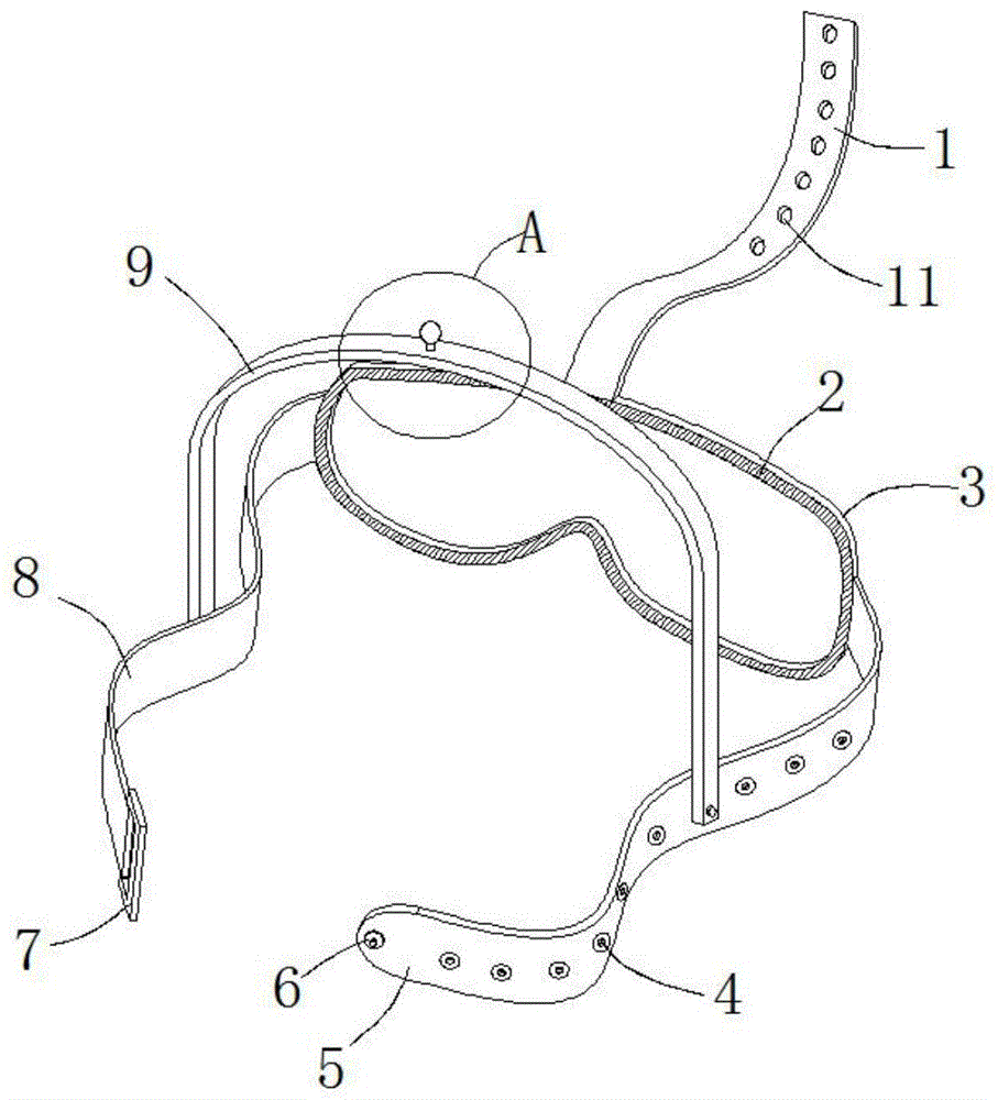 一种虚拟现实眼镜用固定带的制作方法