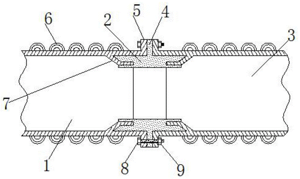 一种钢带增强HDPE螺旋波纹管的制作方法