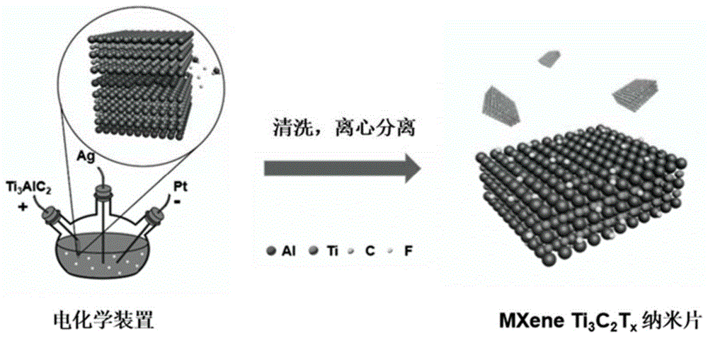 一种电化学制备MXene的装置的制作方法