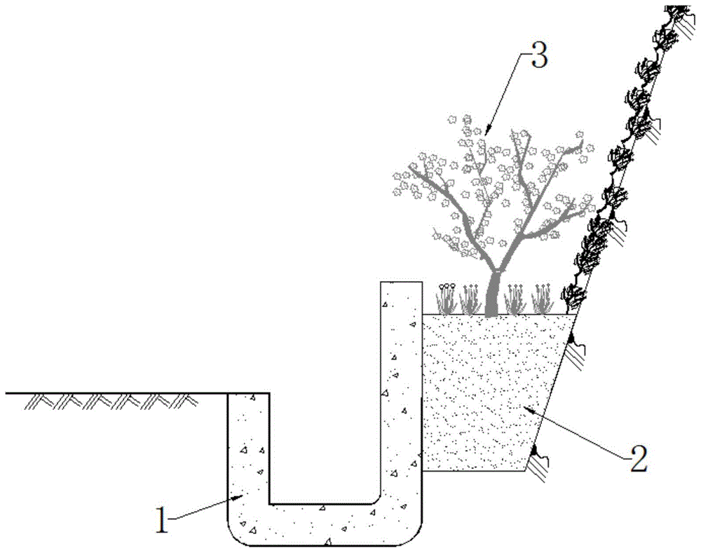 生态护坡排水沟结构的制作方法