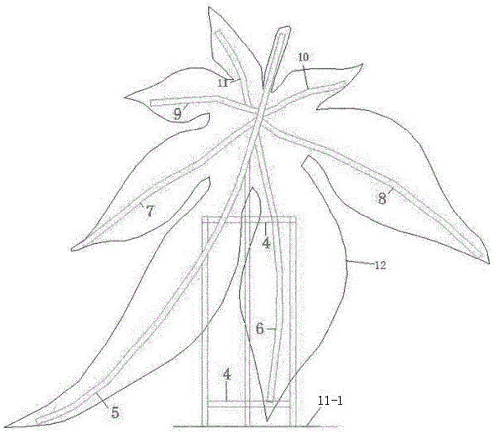 一种新型组合式绿雕框架结构的制作方法