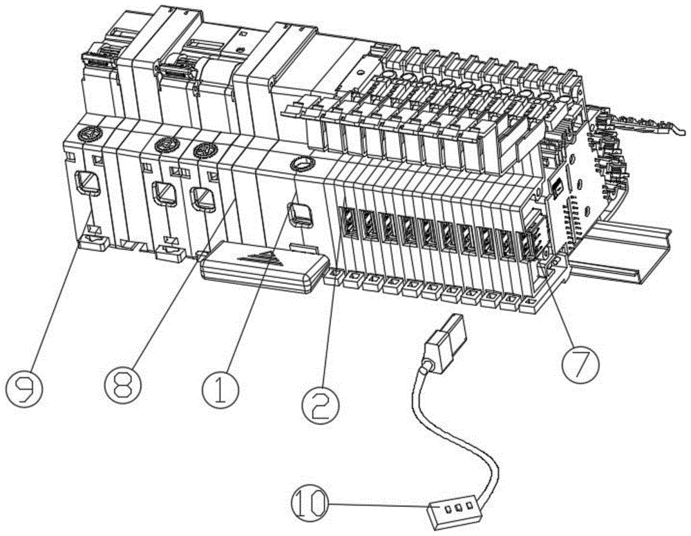 一种断路器和无触点开关组合式可编程配电装置的制作方法