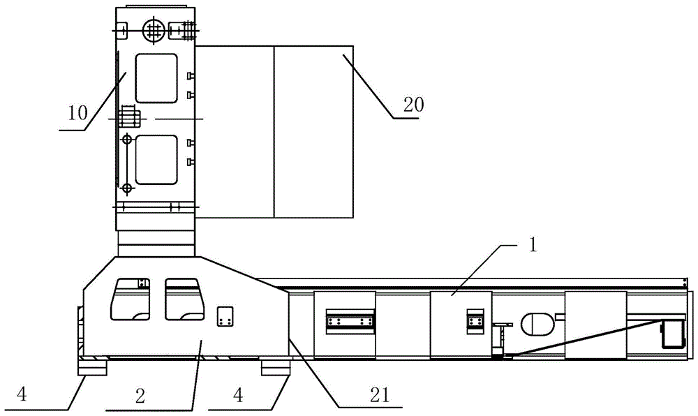 一种注塑机的高刚性机架结构的制作方法