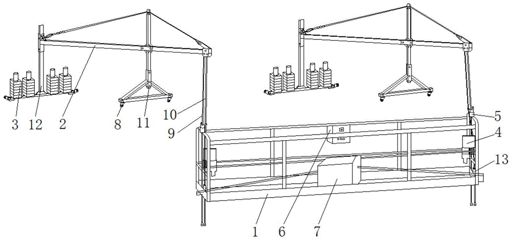 一种建筑工程用电动吊篮的制作方法