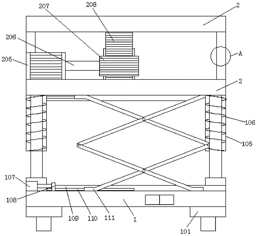 一种便于移动的建筑材料升降装置的制作方法