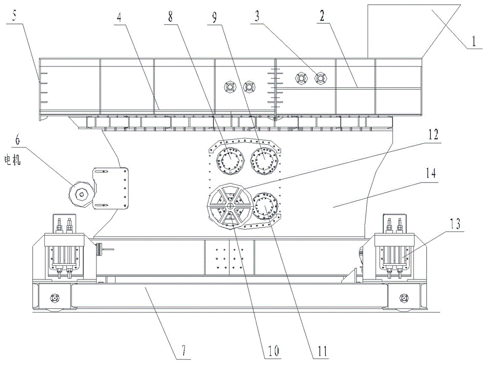 一种小车振动输送机的制作方法