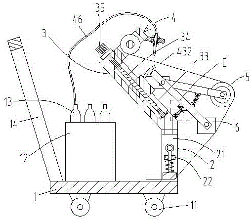 一种建筑防水施工摊铺机的制作方法