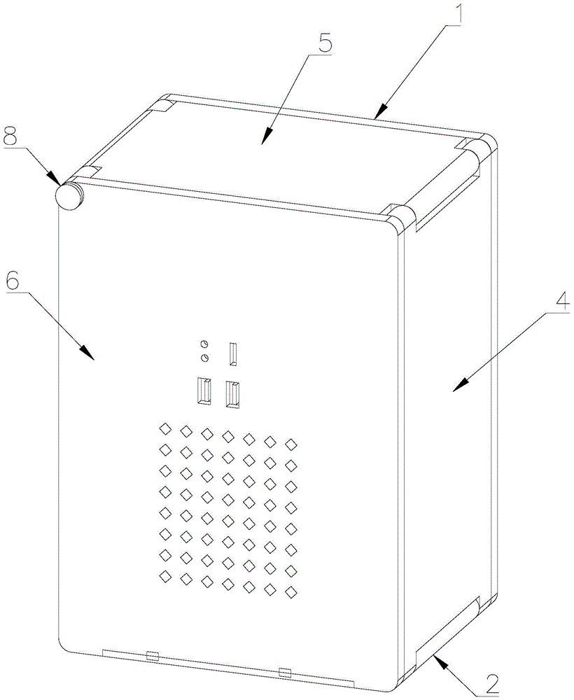 一种可拆卸式电脑机柜的制作方法