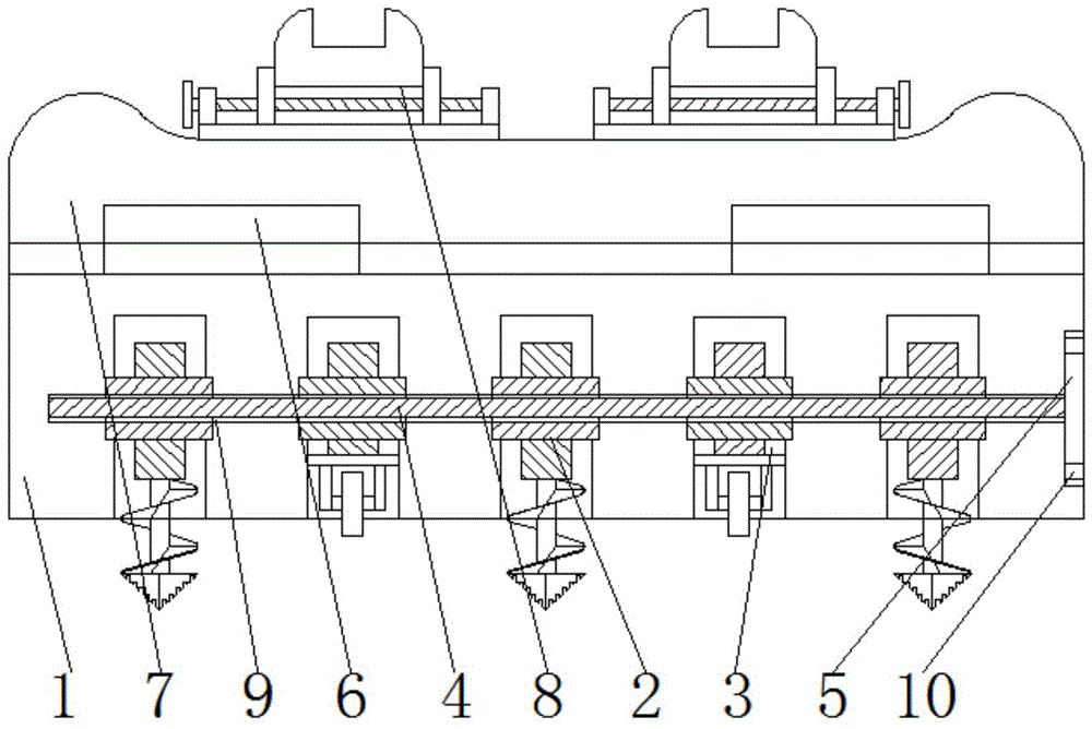 一种运煤轨道车的铁轨底座的制作方法