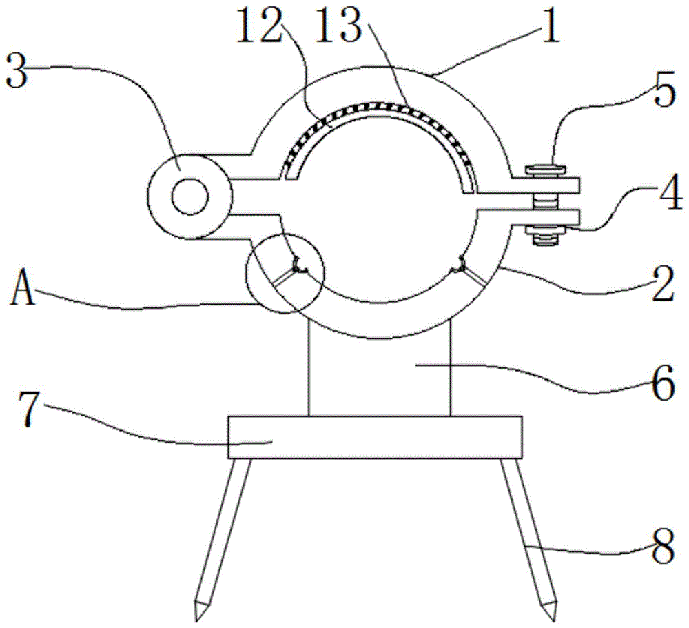 一种建筑施工管线固定装置的制作方法