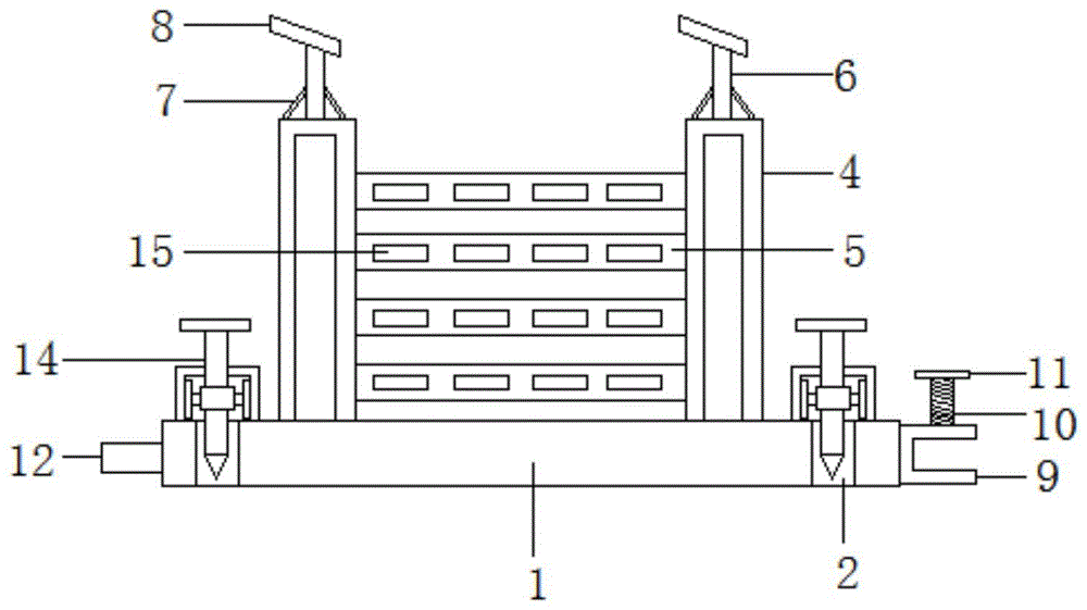 一种园林用防撞隔离栏的制作方法