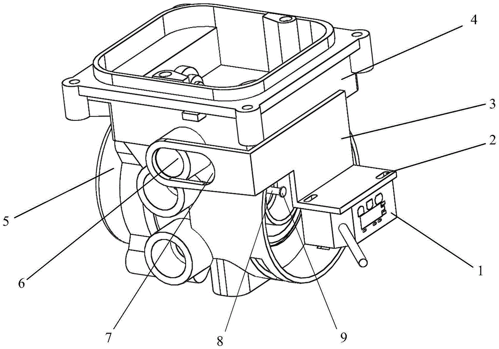 一种商用车电控气压阀活塞位移测量装置的制作方法