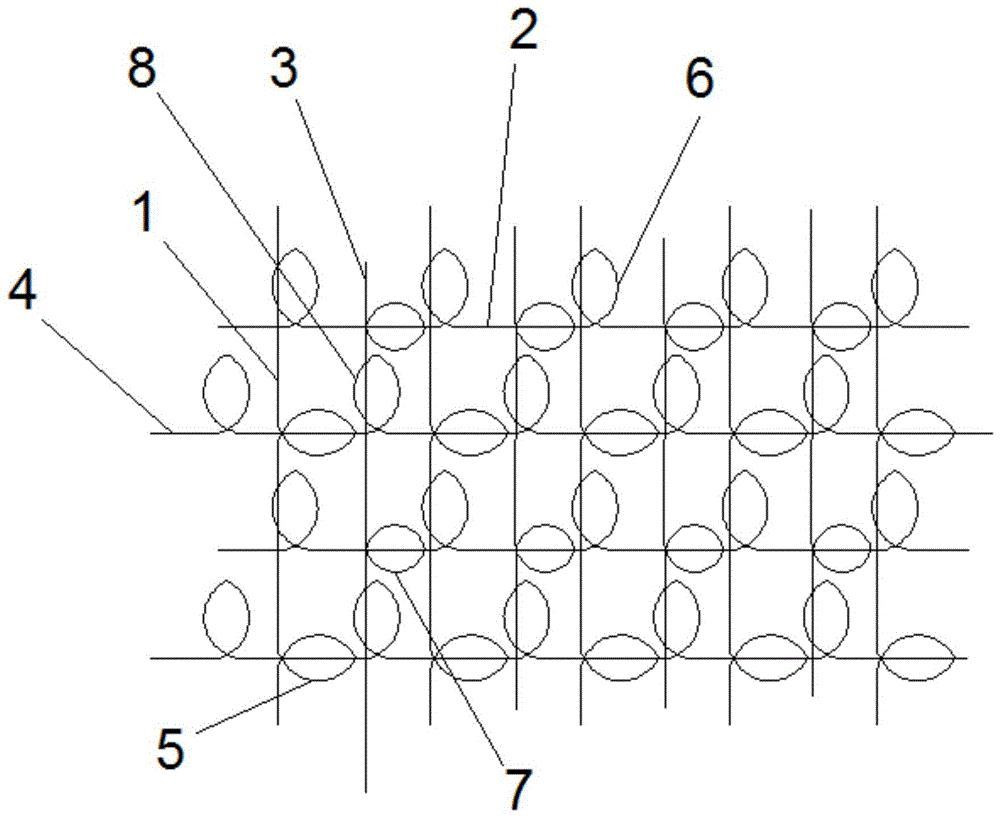 一种不易脱线针织布的制作方法