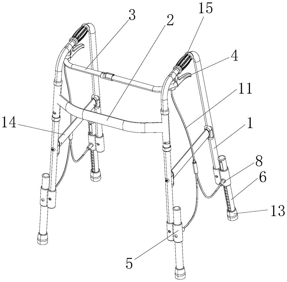 可上下楼梯式助行器的制作方法