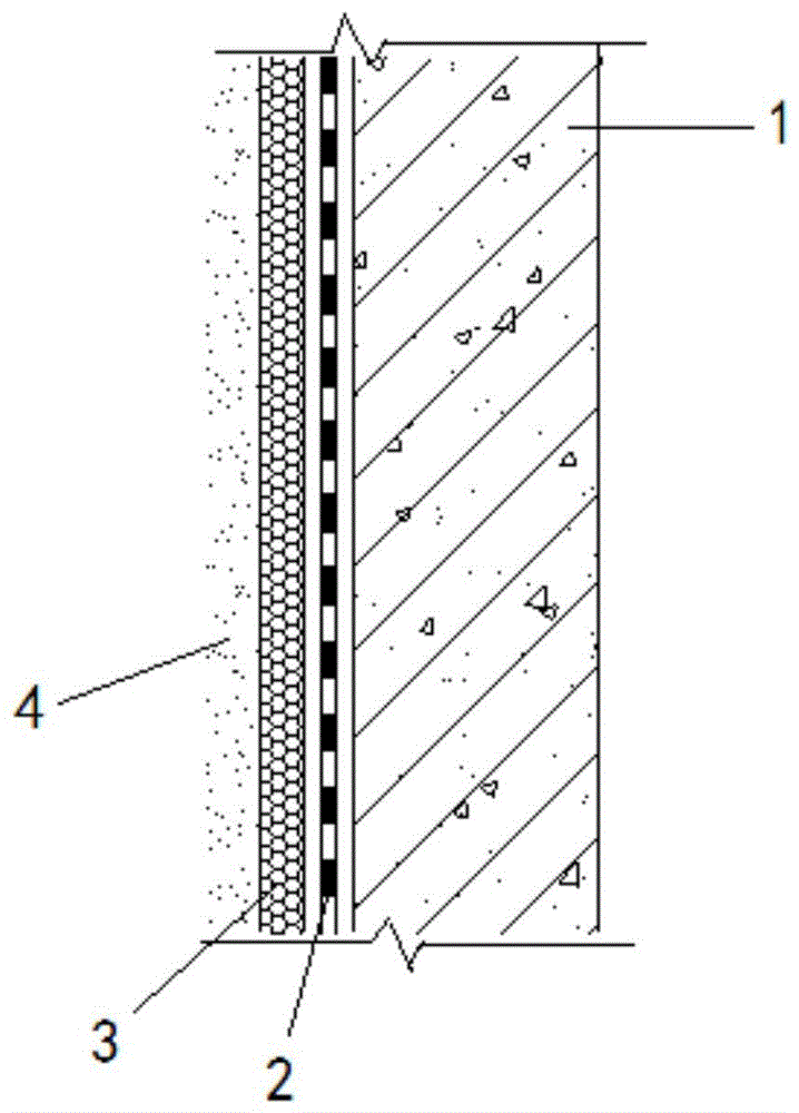 地下室外墙防水保护层构造的制作方法