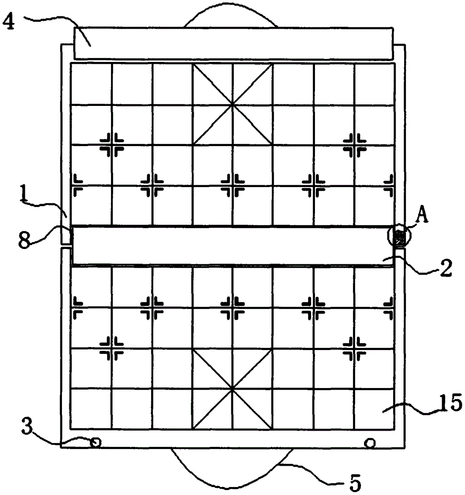 一种折叠式支架象棋盘的制作方法