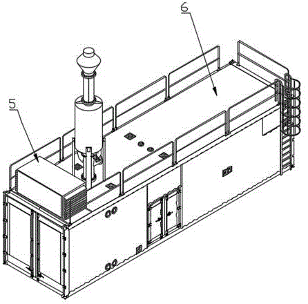 一种带有通风系统的兰炭气集装箱发电机组的制作方法