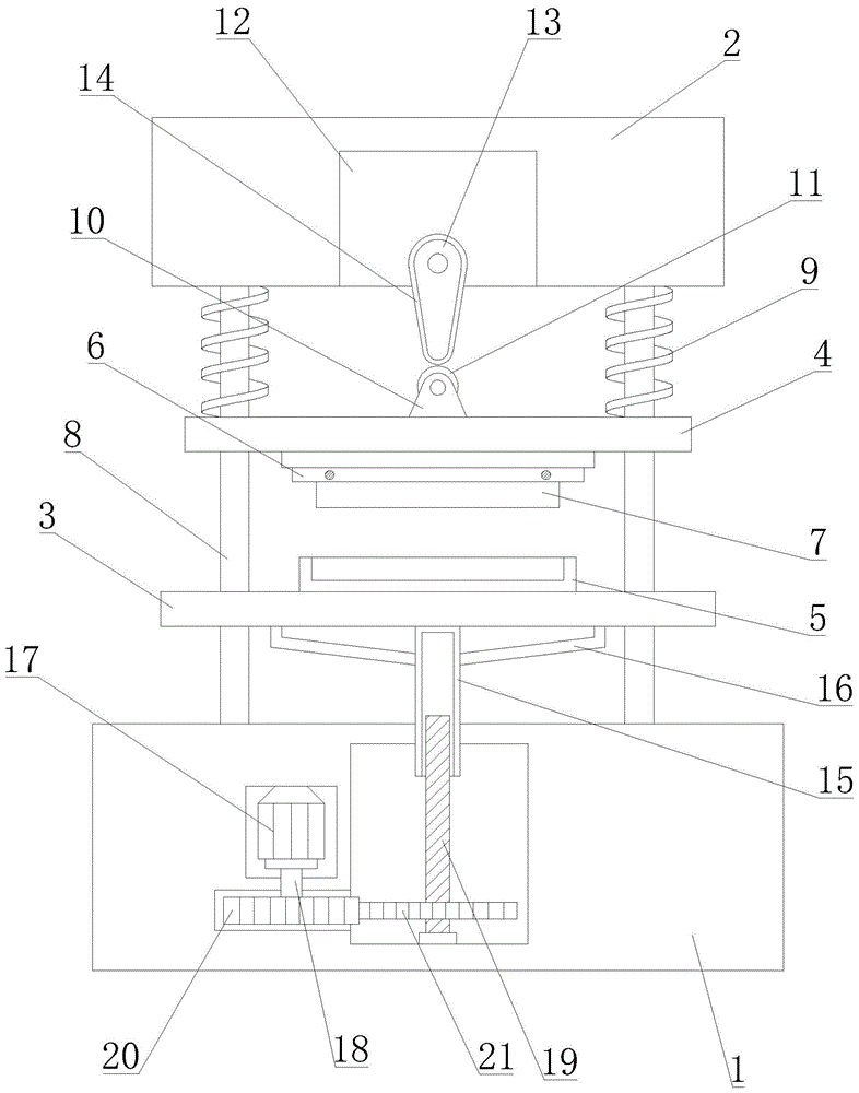 一种用于陶瓷生产的刀压机的制作方法