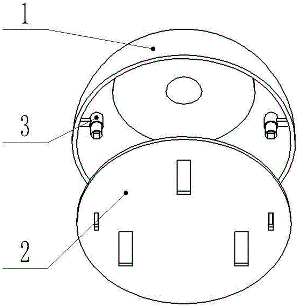 便于拆卸的机器人底座的制作方法