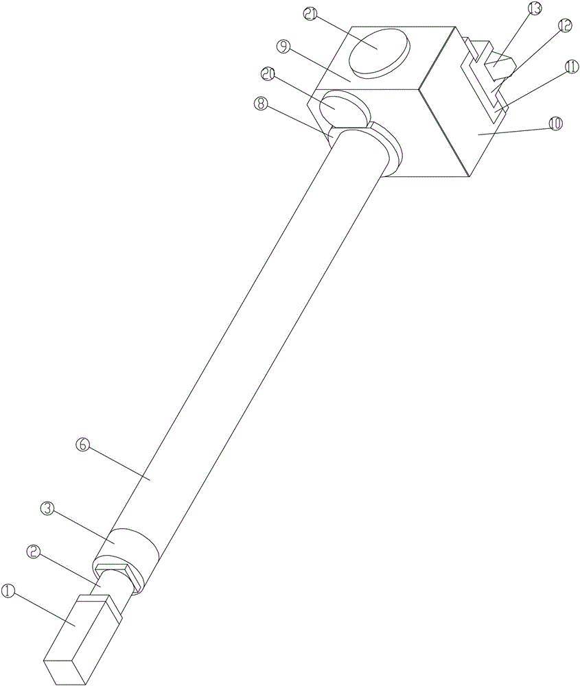 一种可独立进刀的车刀刀体结构的制作方法