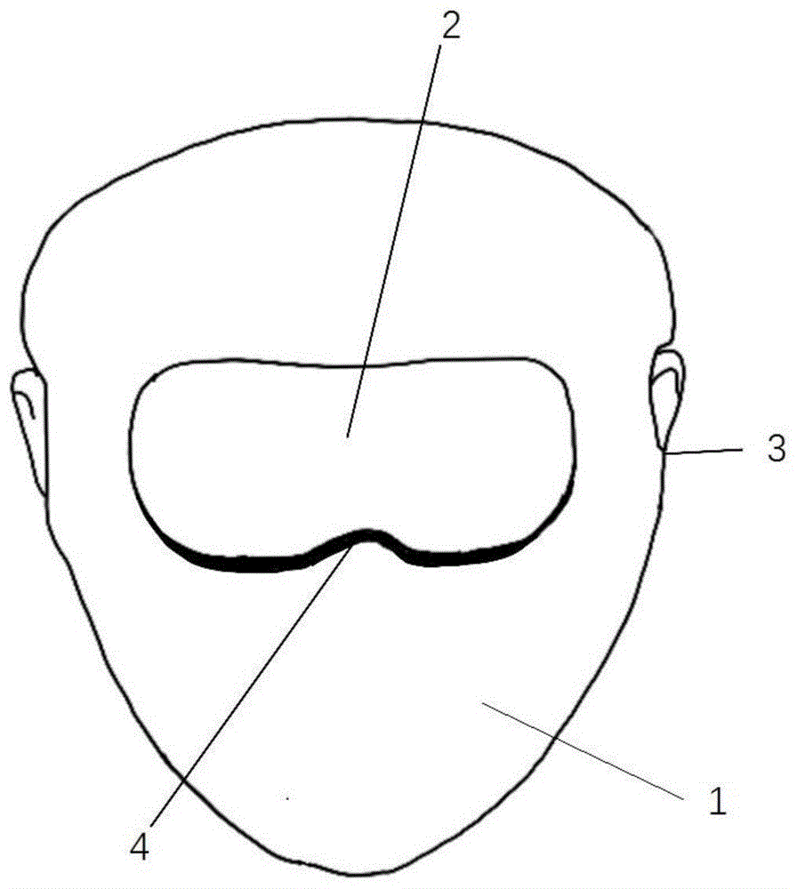 一种口鼻眼保护面罩的制作方法