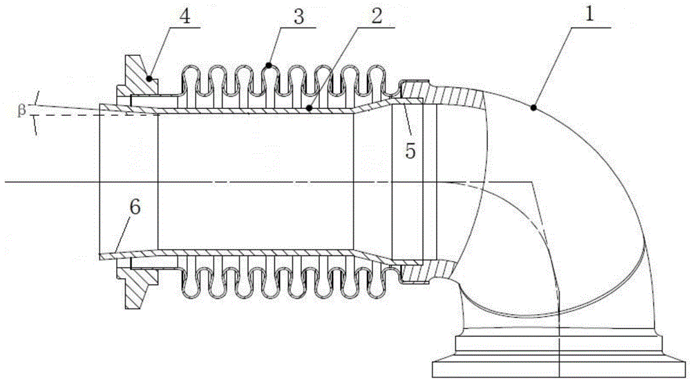 一种EGR冷却器进气波纹管的制作方法