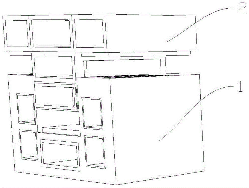 一种多功能组合书架的制作方法