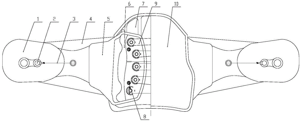 滑轮助力伸缩式一体支撑护腰带的制作方法