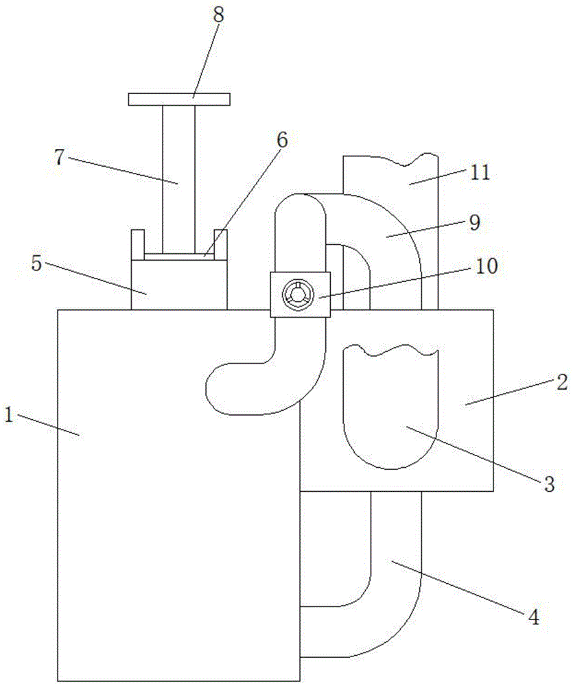 一种可燃气输送湿式回风阻断器的制作方法