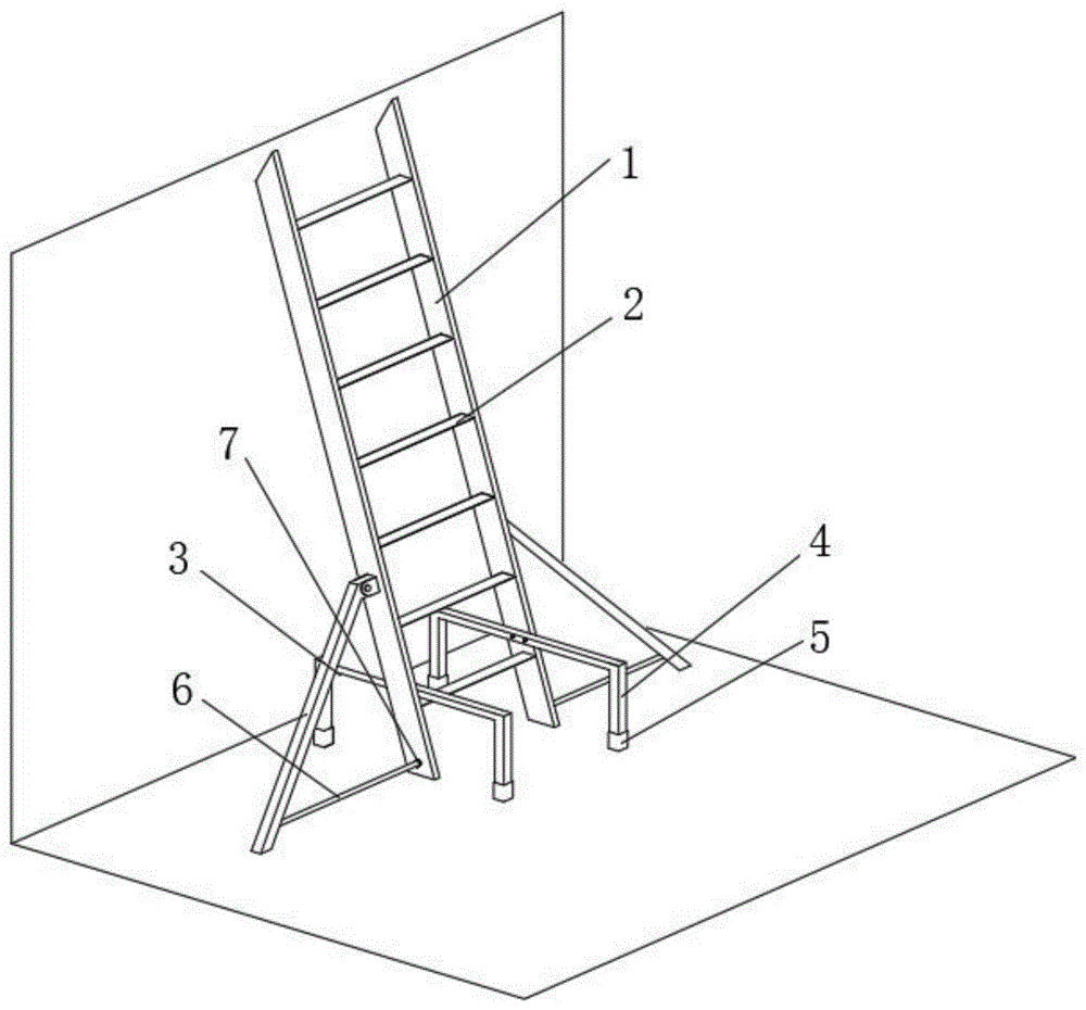 一种建筑施工用防滑爬梯的制作方法