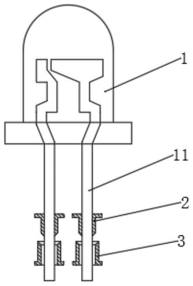 一种LED发光二极管的制作方法