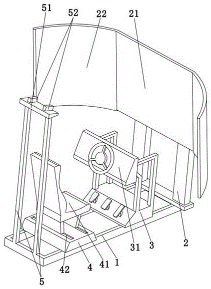 一种用于人机共驾机制验证的驾驶模拟器的制作方法