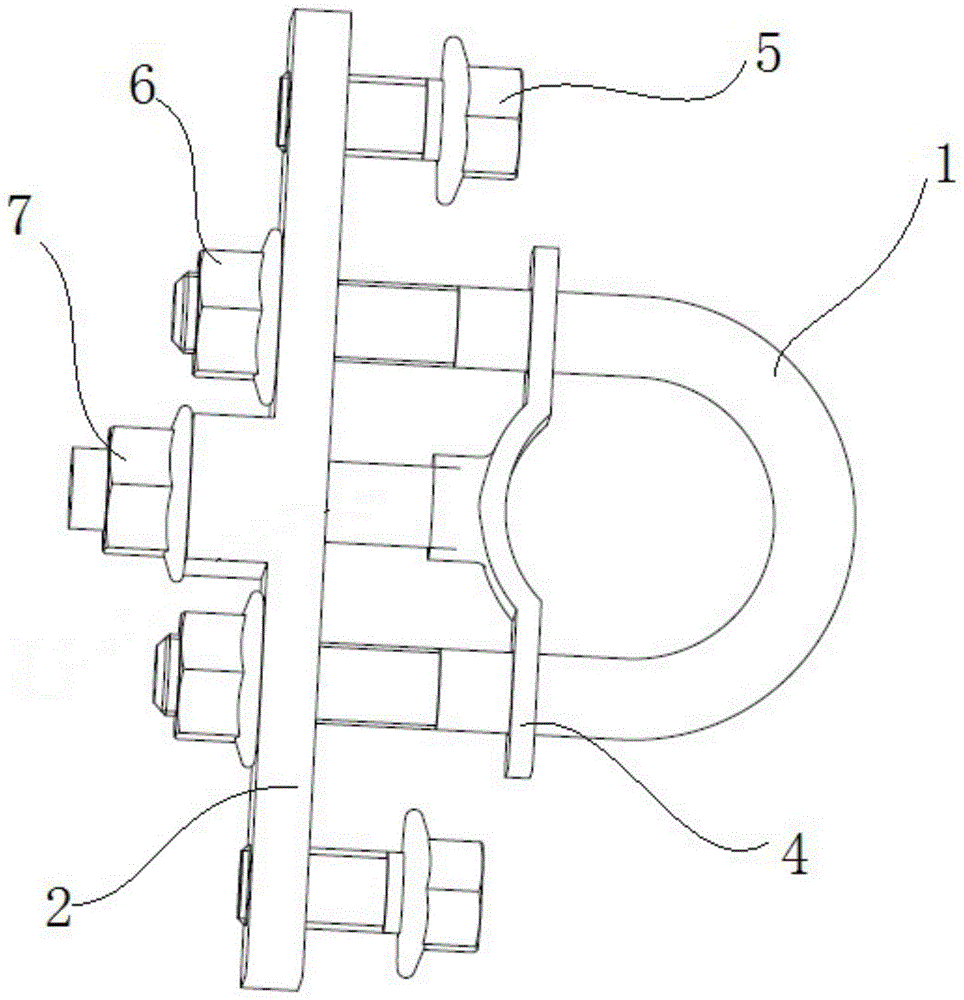 钢管固定管夹的制作方法