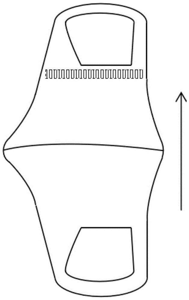 一种四针床横机编织的3D成形口罩的制作方法