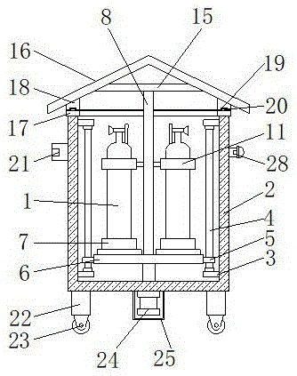 一种具有自我防护功能的室外用灭火器的制作方法