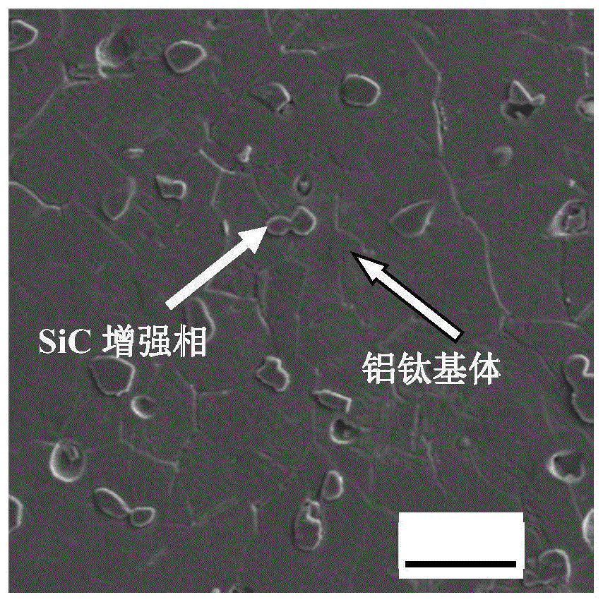 一种sic颗粒增强铝钛基复合材料及其制备方法与流程