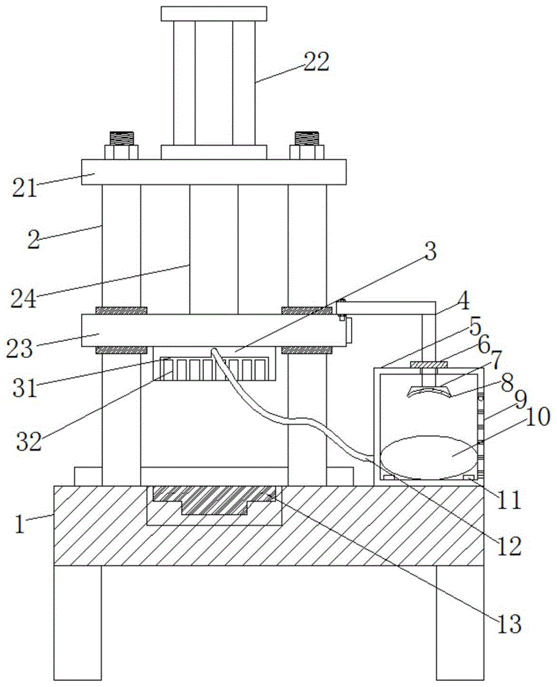 一种快速降温的热冲压模具组件的制作方法