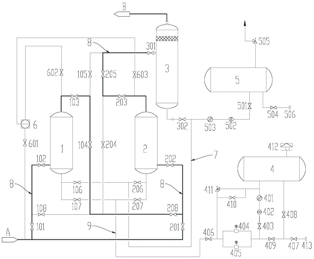 基于三嗪类液体脱硫的一体化装置的制作方法