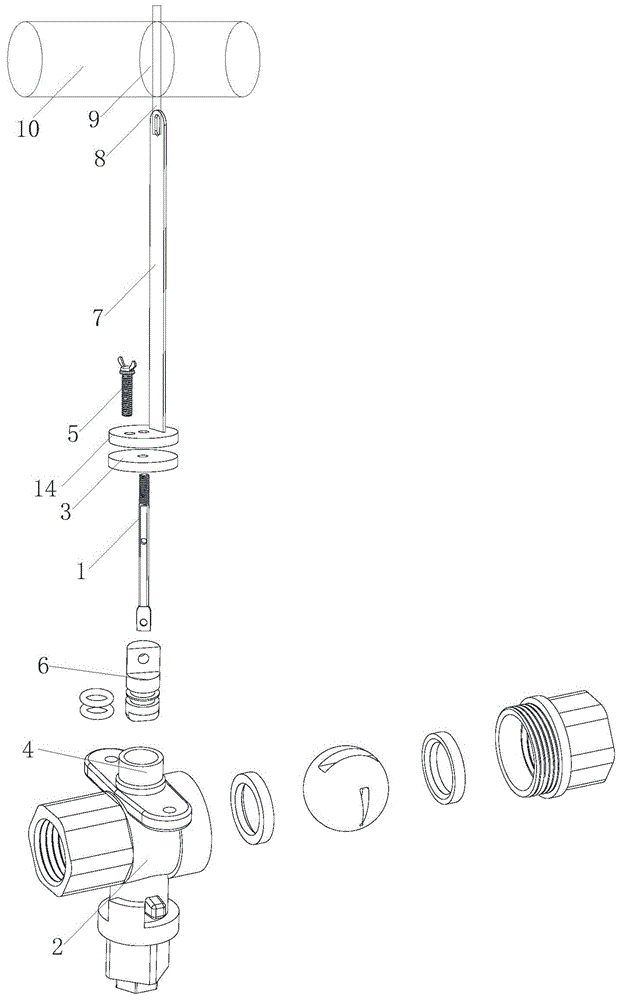 一种单阀门集成式中餐燃气灶的风门连杆结构的制作方法