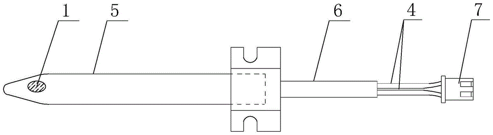 一种无烟烤盘用高可靠NTC温度传感器的制作方法