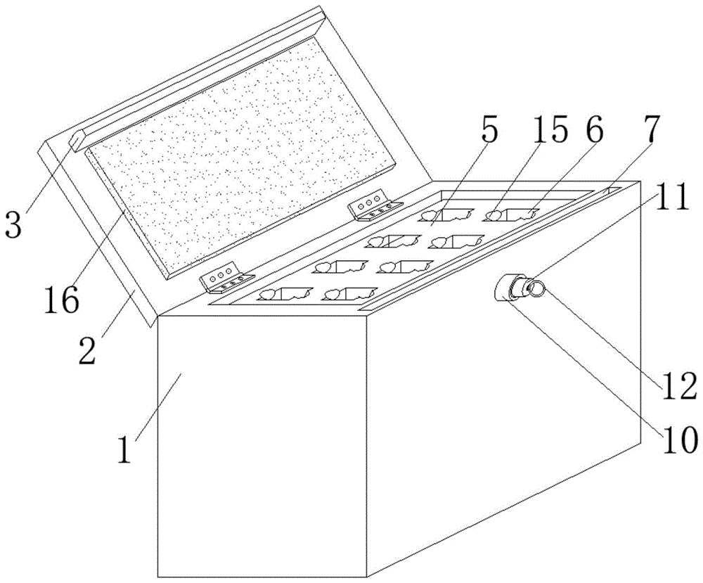 一种玻璃模具加工刀具放置装置的制作方法